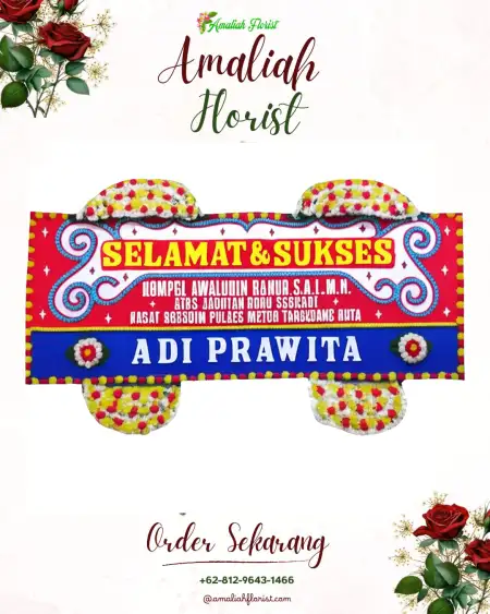Papan Bunga Ucapan Selamat Padomasan